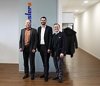 The Kreussler Management Board from January 1, 2024: Dr Helmut Eigen, Christoph Richter, Dr Stephan Travers (from left)