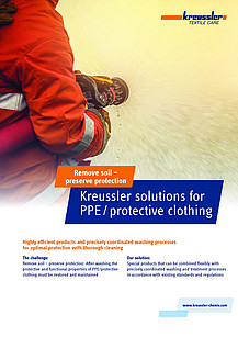 Kreussler provides safe solutions for PPE/protective clothing.